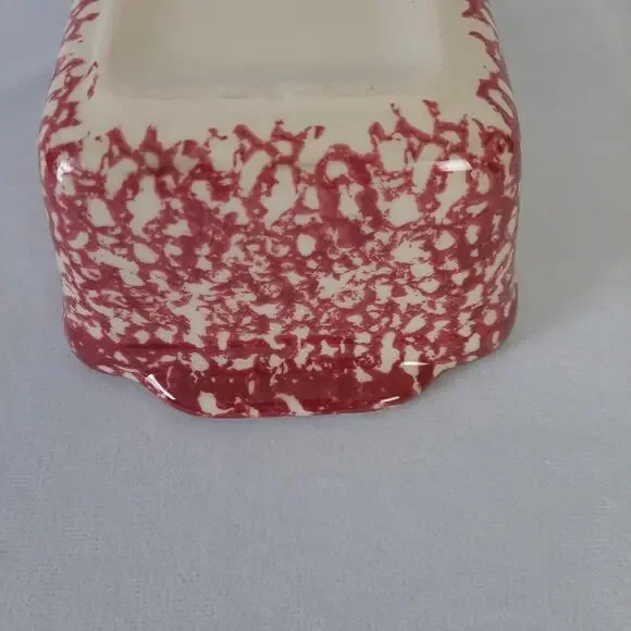 Gerald E Henn Woodshops Spongeware Bread Loaf Pan Pottery - Picture 4 of 7